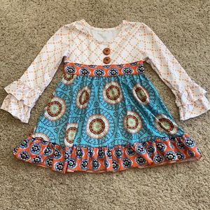 Fall Dress girls 2/3 boutique